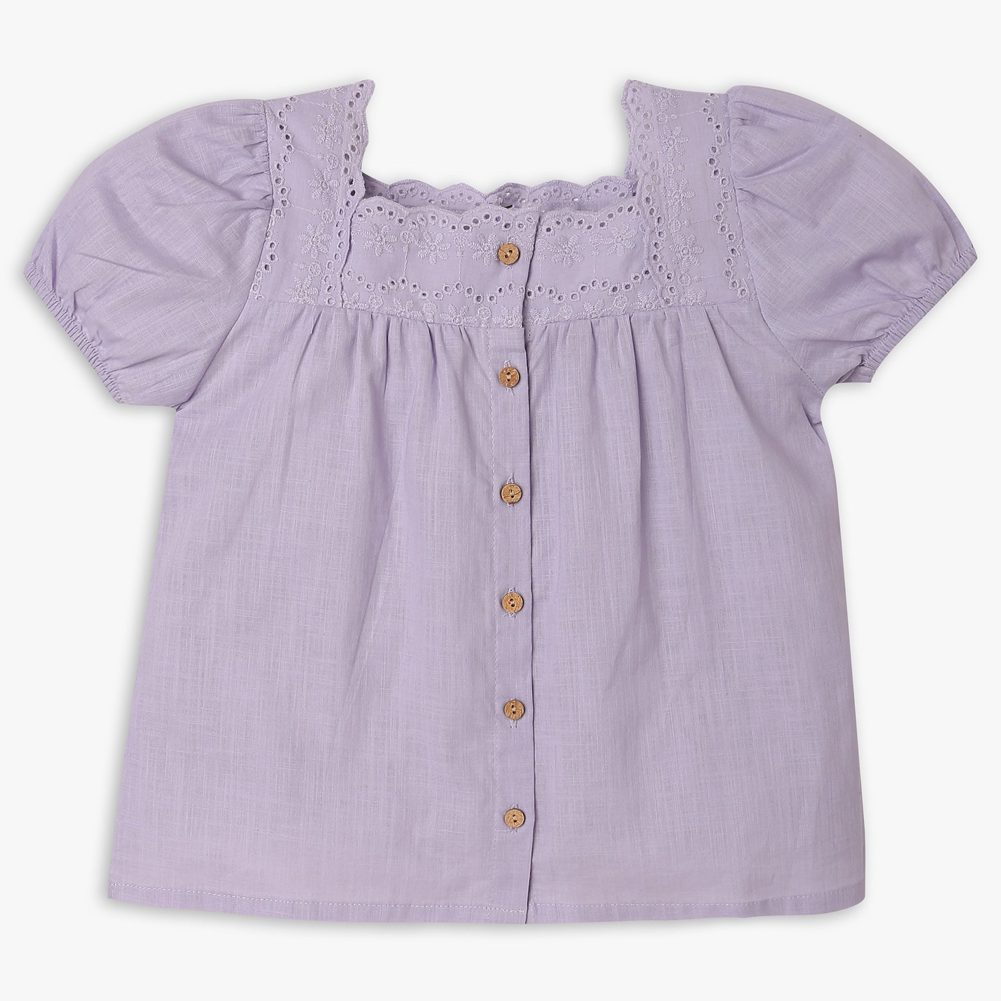 Girls Relaxed Fit Solid Top