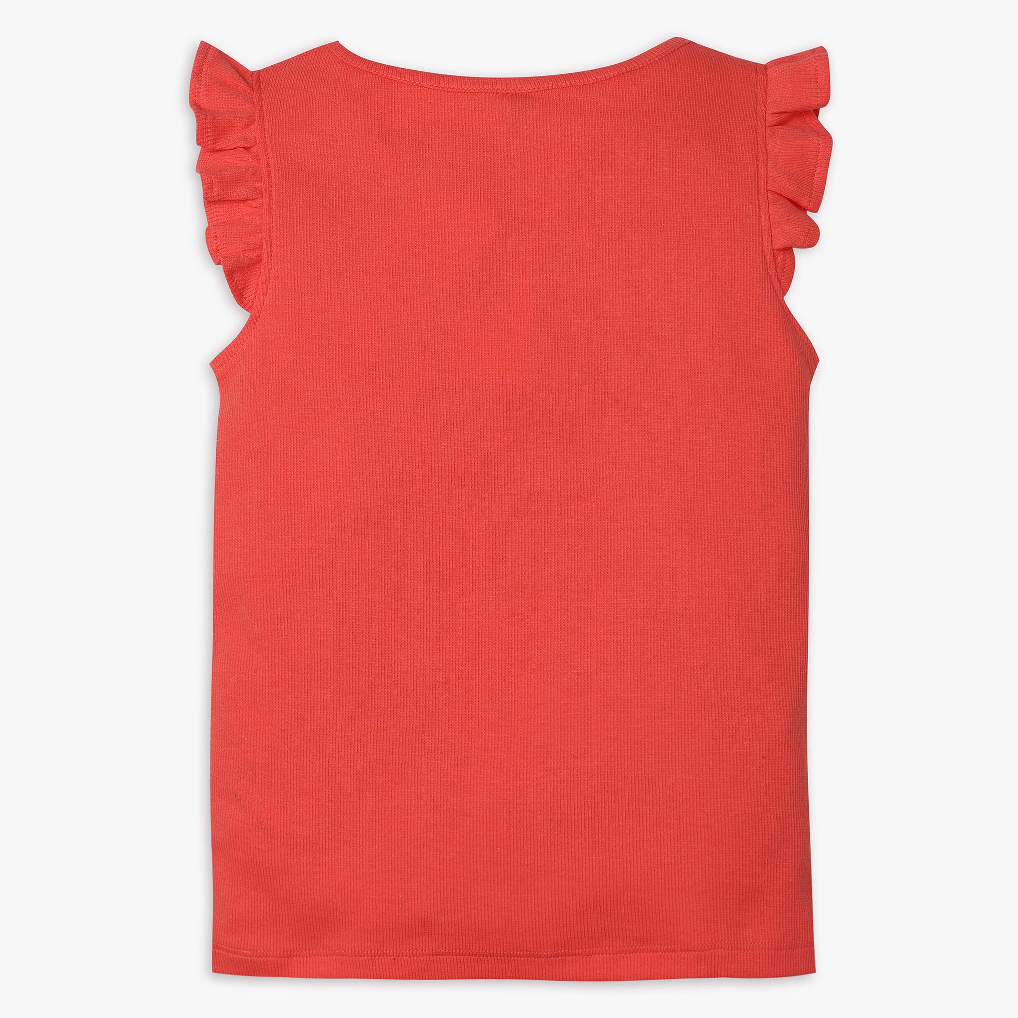 Girls Regular Fit Solid T-Shirt