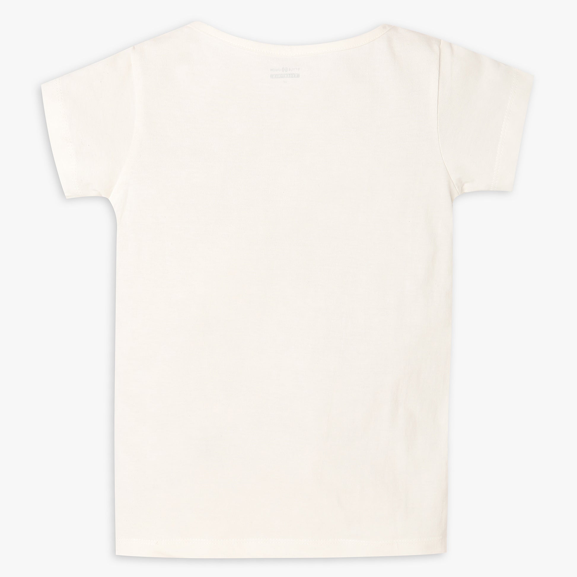 Girls Regular Fit Solid T-Shirt
