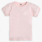 Girls Regular Fit Solid T-Shirt