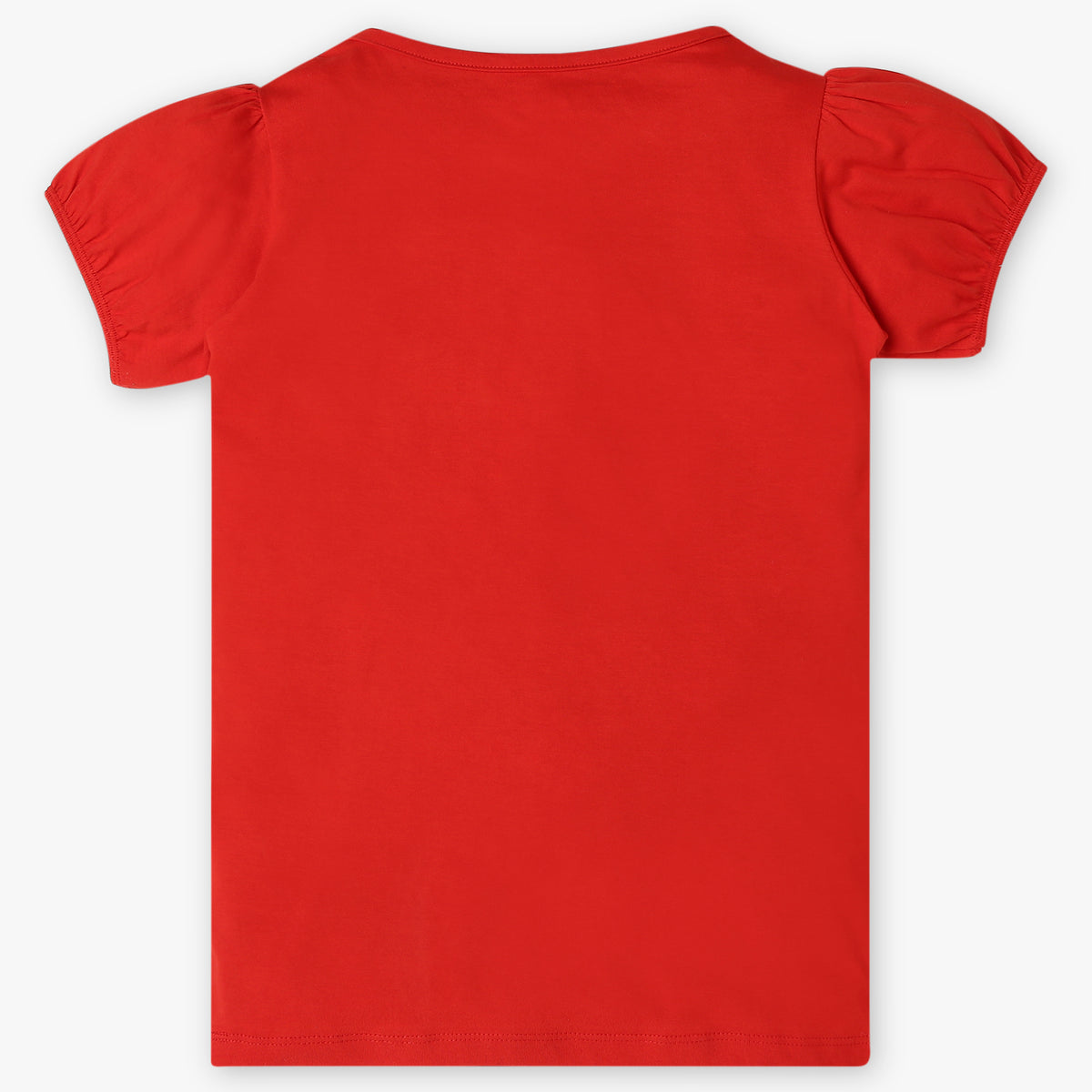 Girls Regular Fit Solid T-Shirt