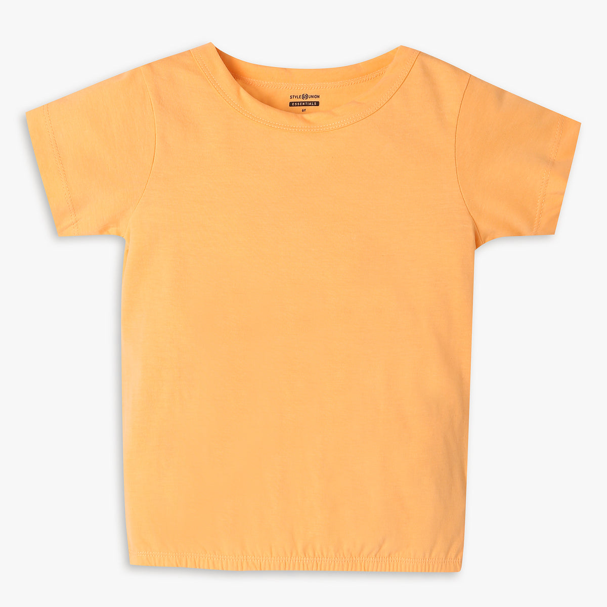 Girls Regular Fit Solid T-Shirt