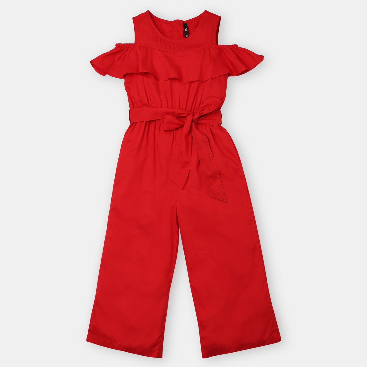 Girls Regular Fit Printed Jumpsuits