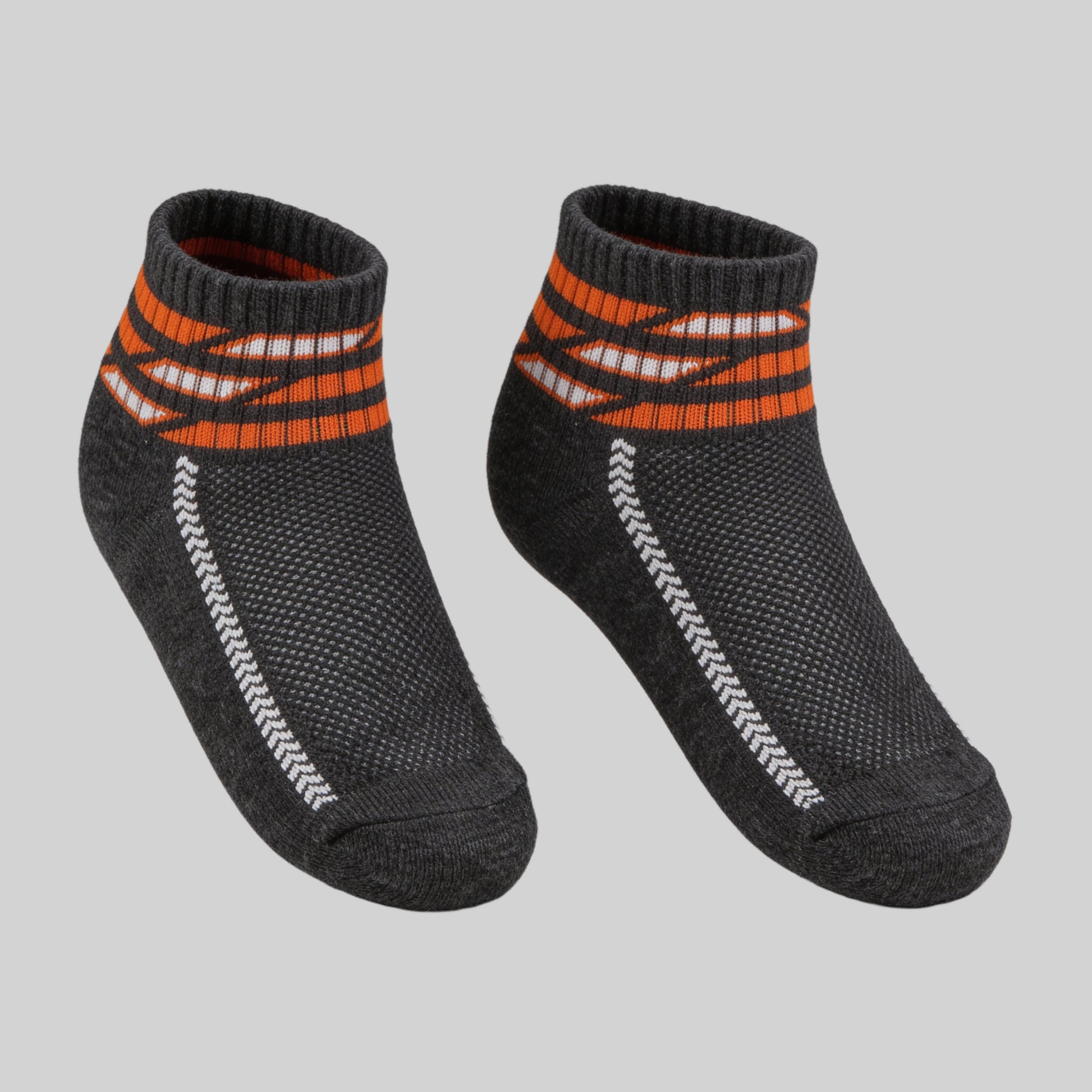 Boys Cotton Ankle Length Socks - Pack of 2
