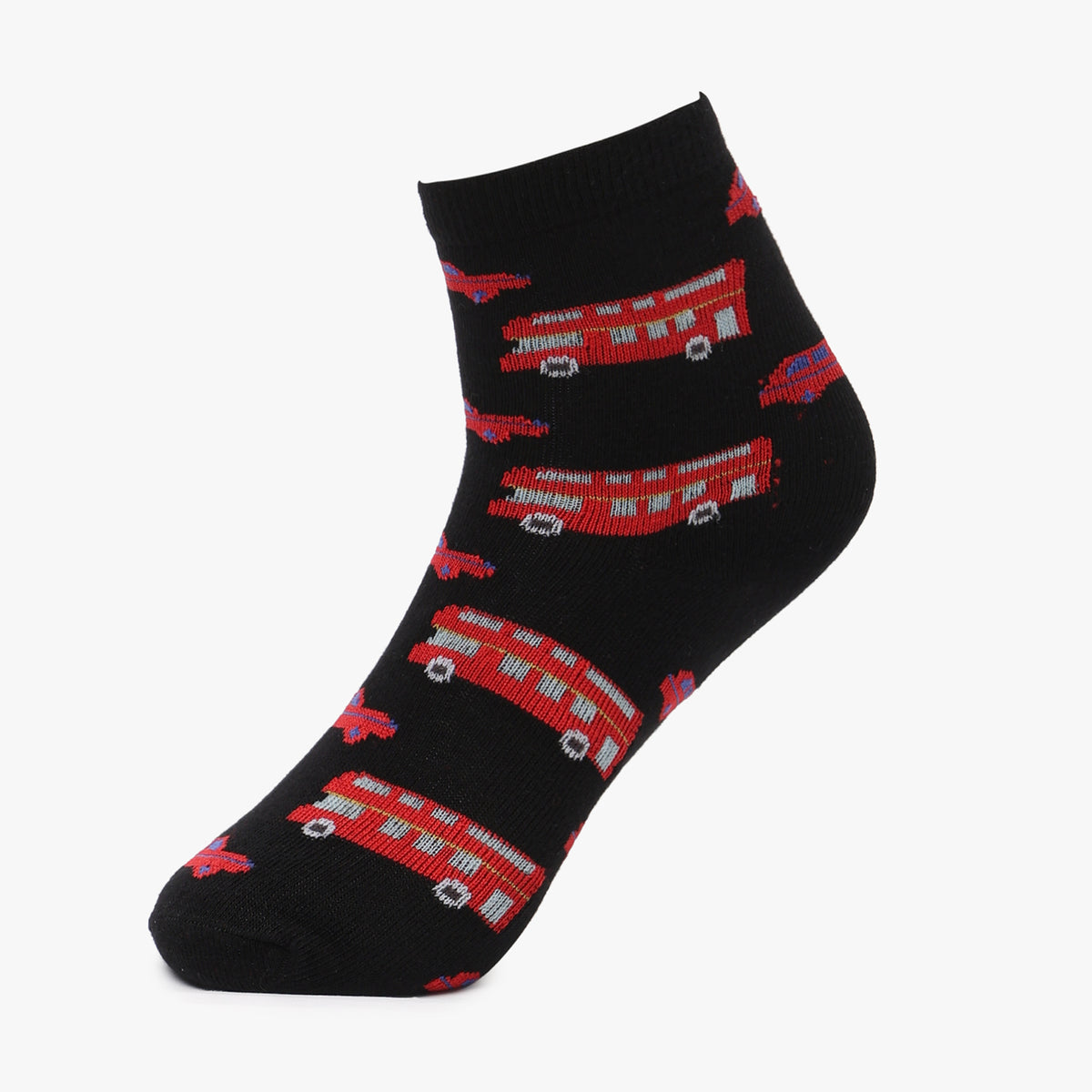 Boys Ankle Length Printed Socks