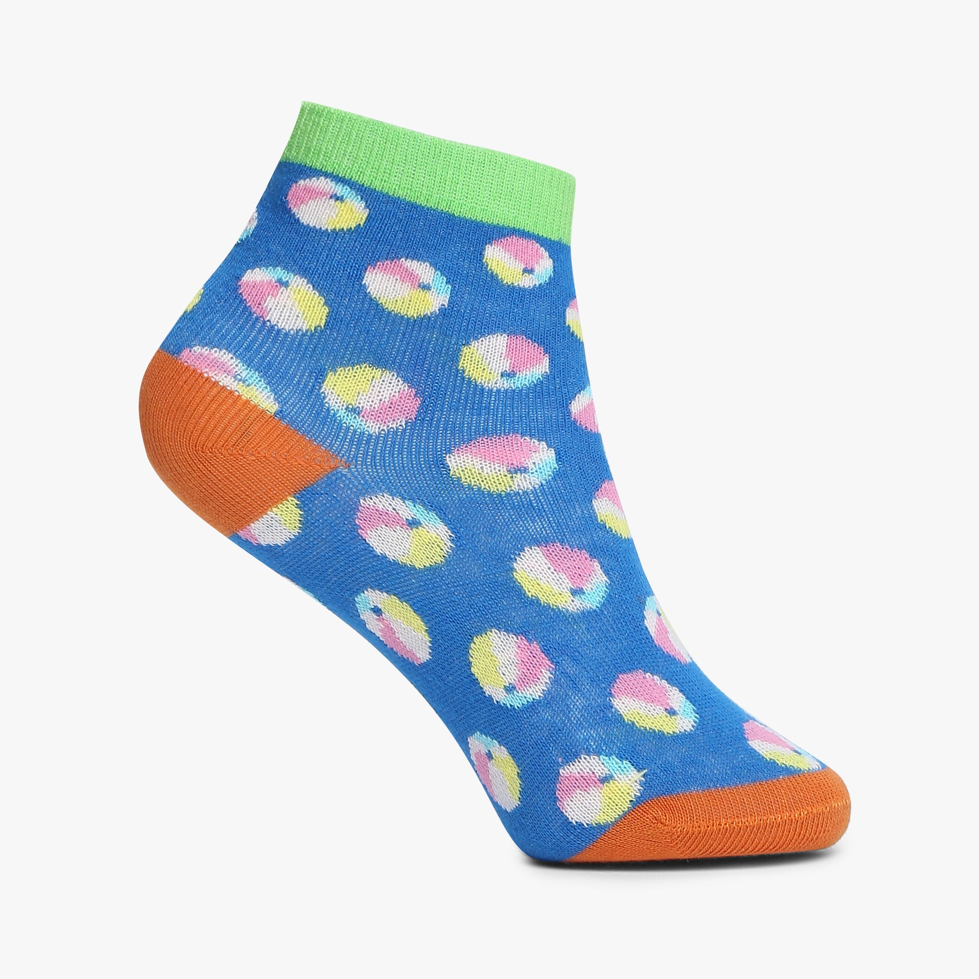 Boys Ankle Length Printed Socks (Pack of 2)