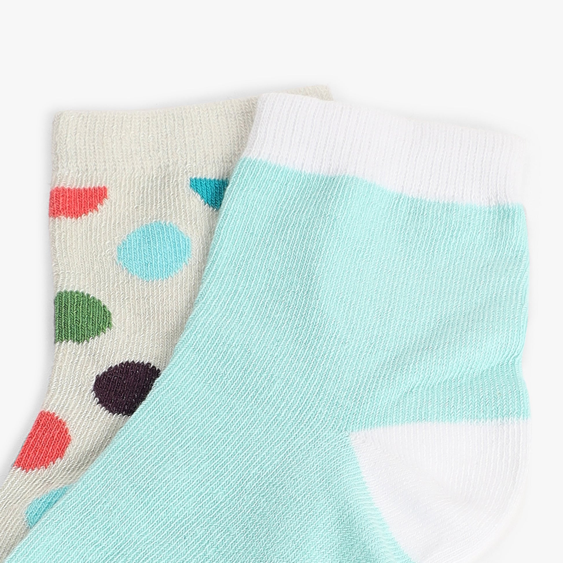 Boys Ankle Length Printed Socks (Pack of 2)