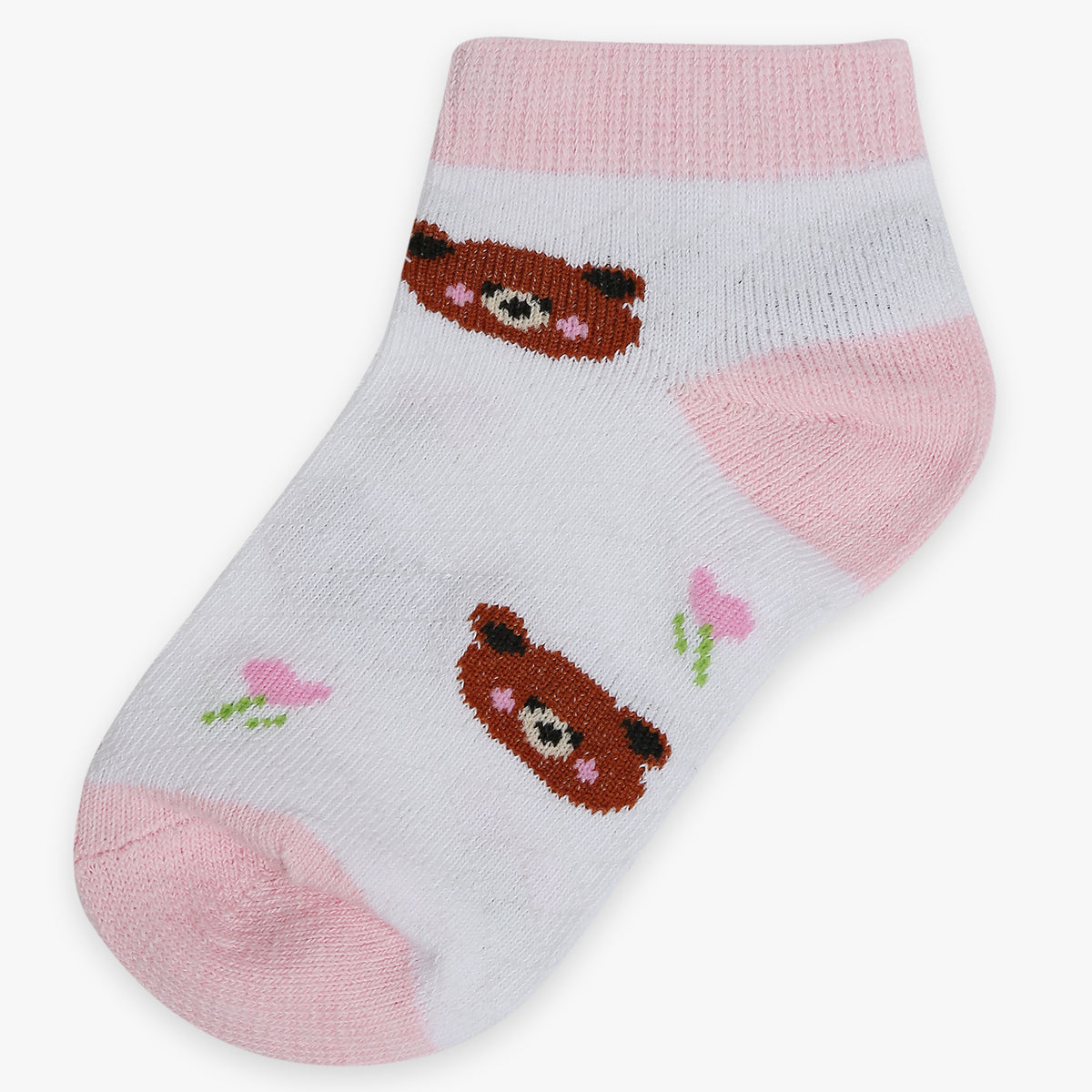 Girls Ankle Length Printed Socks