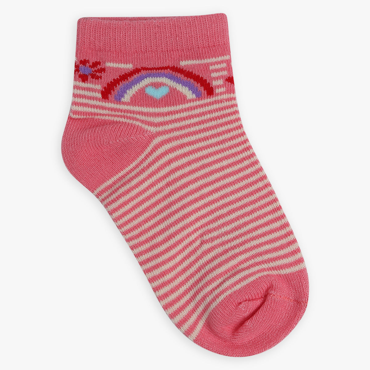 Girls Ankle Length Printed Socks