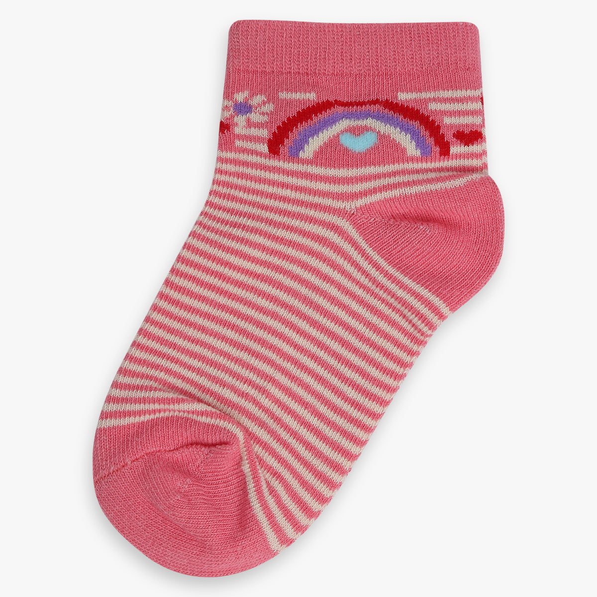 Girls Ankle Length Printed Socks