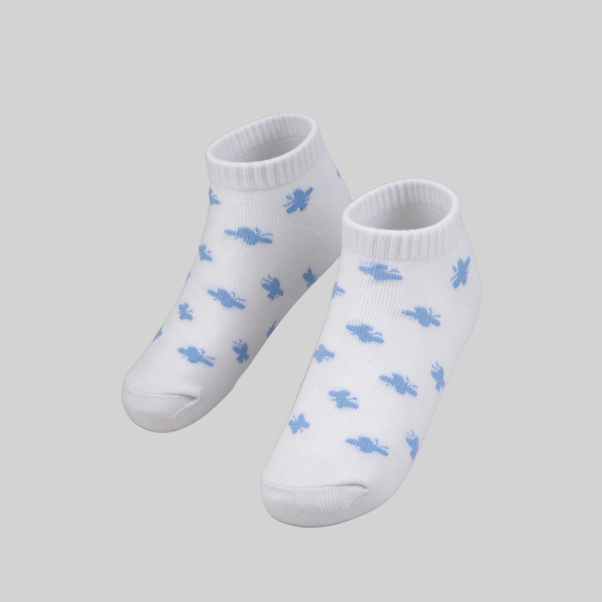 Girls Cotton Ankle Length Socks - Pack of 2