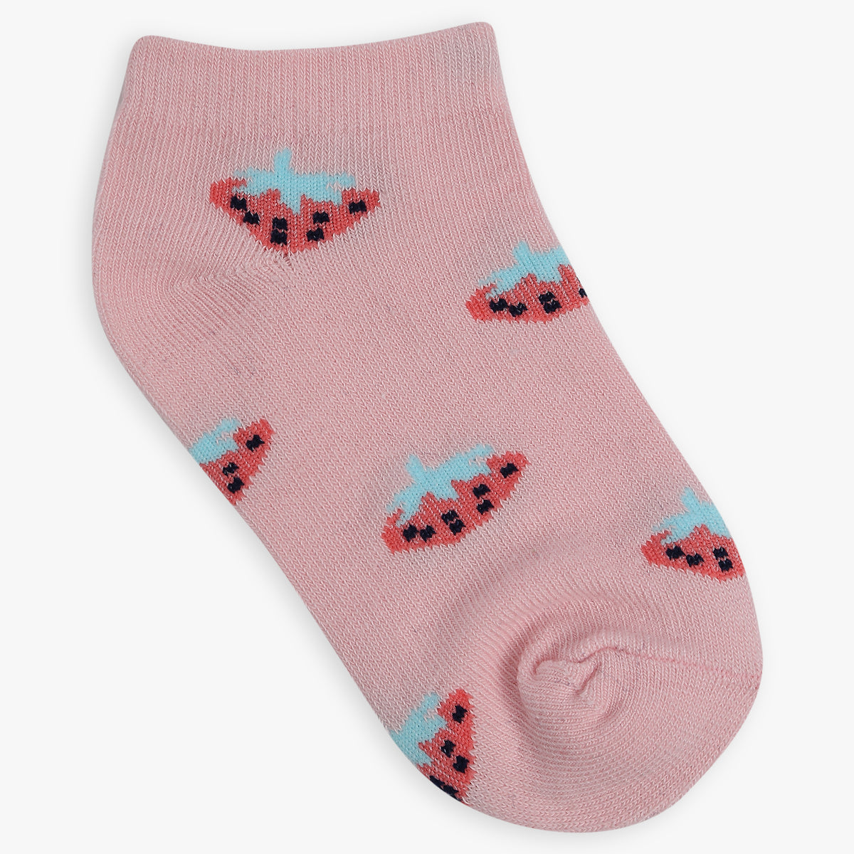 Girls Ankle Length Printed Socks