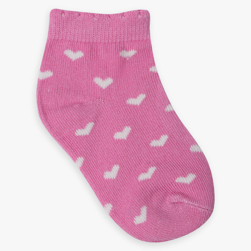 Girls Ankle Length Solid Socks