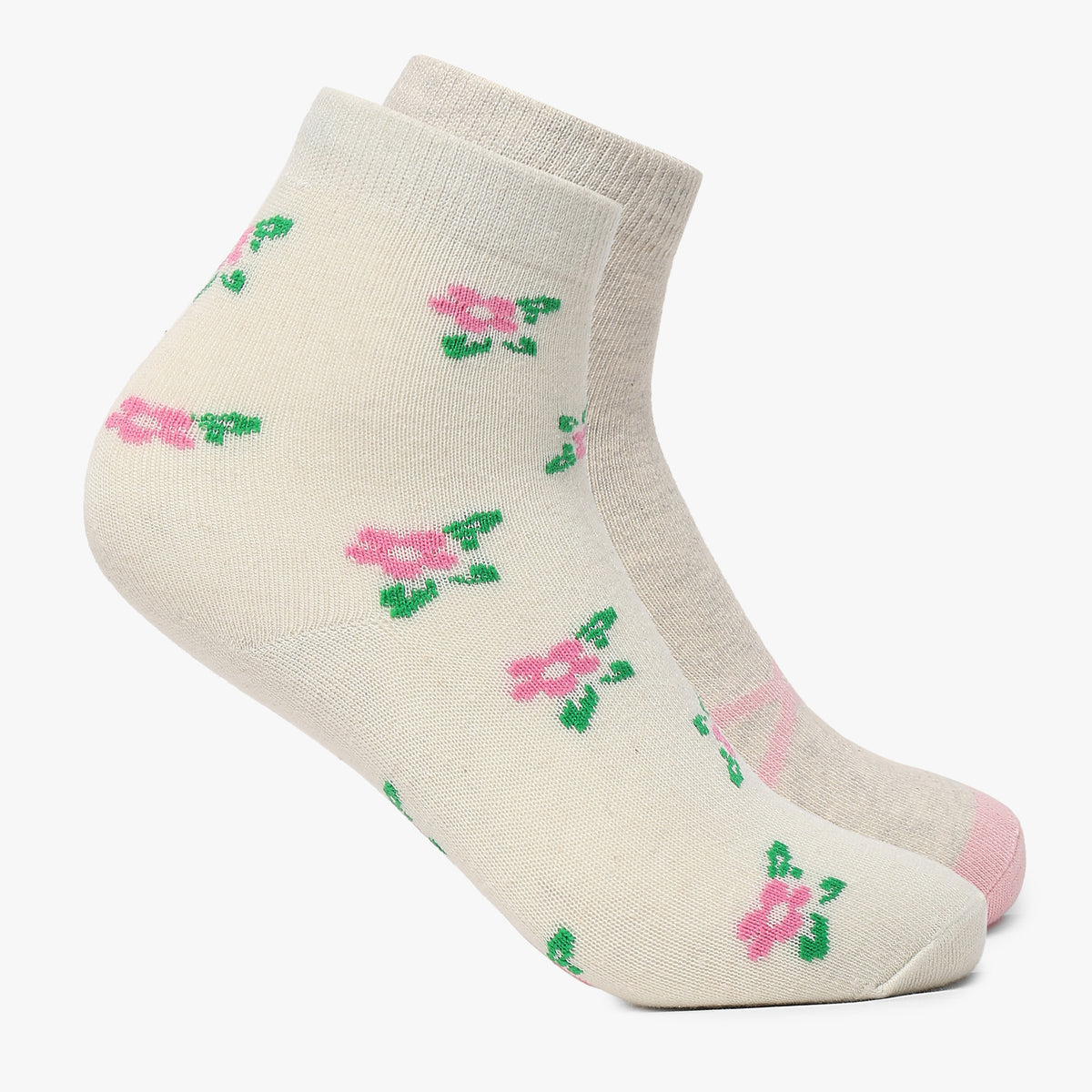 Girls Ankle Length Printed Socks