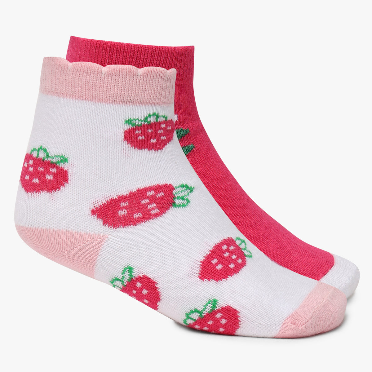 Girls Ankle Length Printed Socks