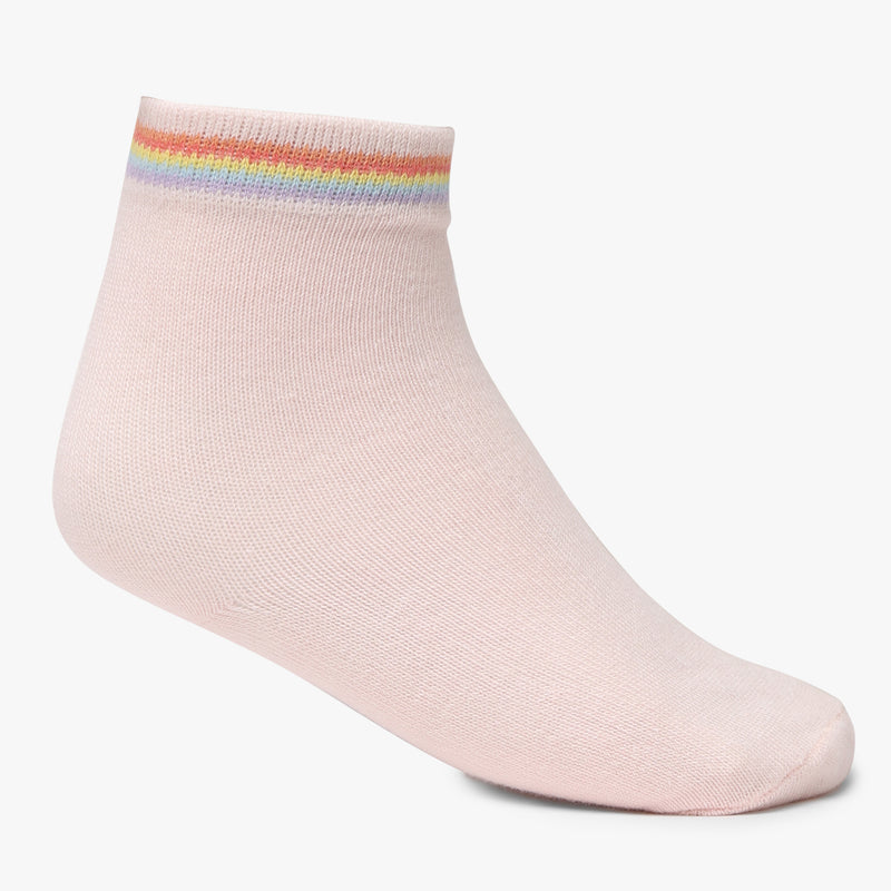 Girls Ankle Length Printed Socks