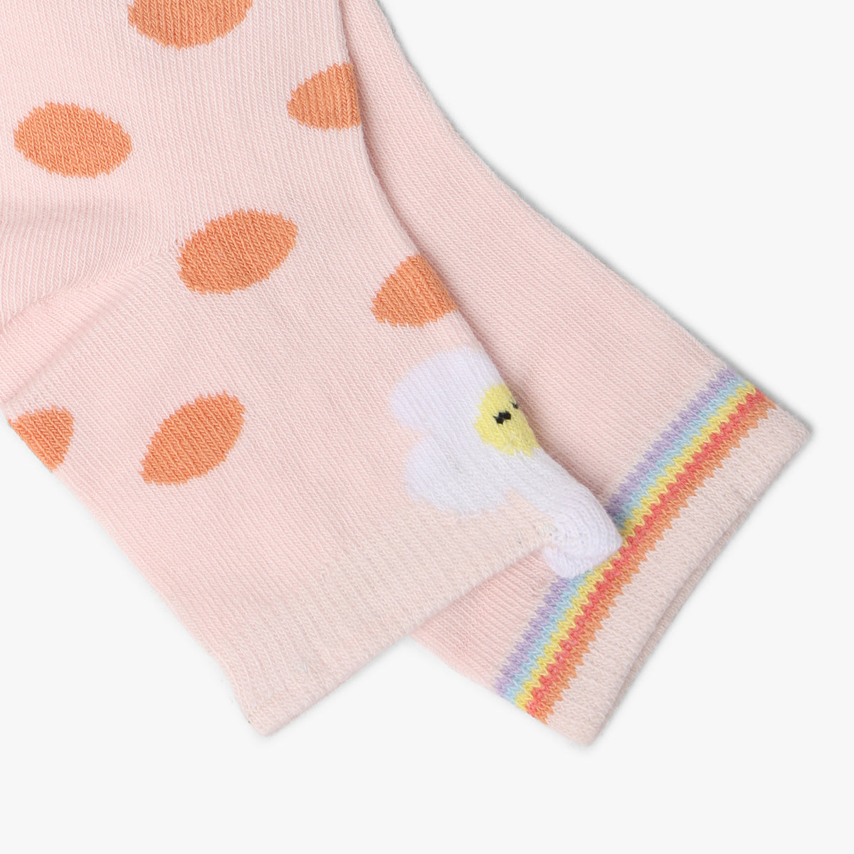 Girls Ankle Length Printed Socks