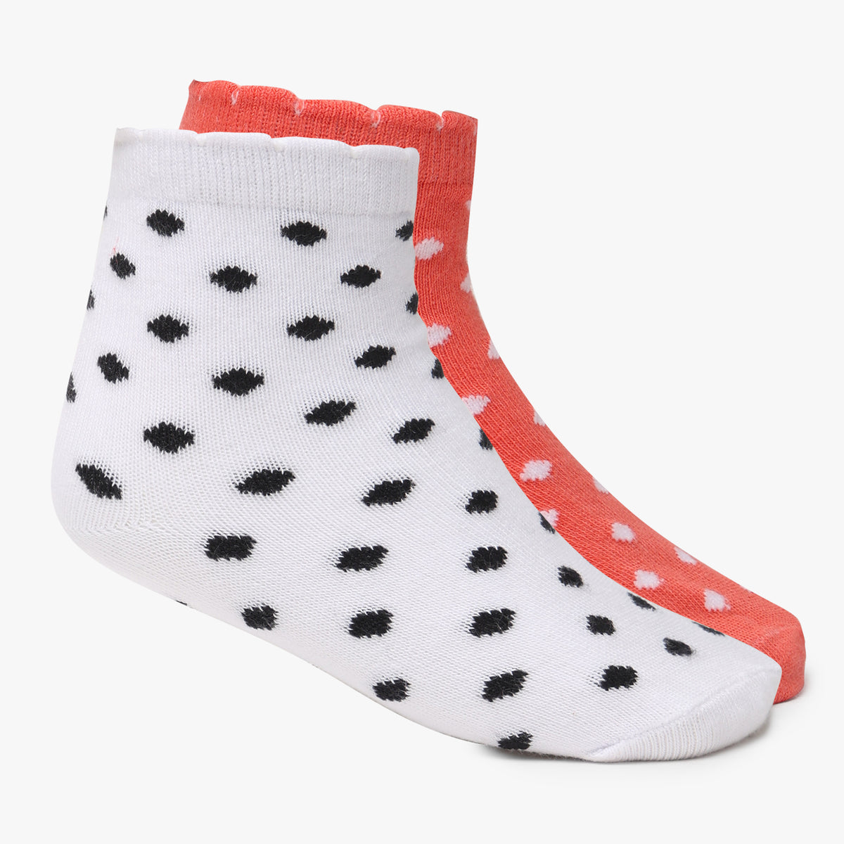 Girls Ankle Length Printed Socks