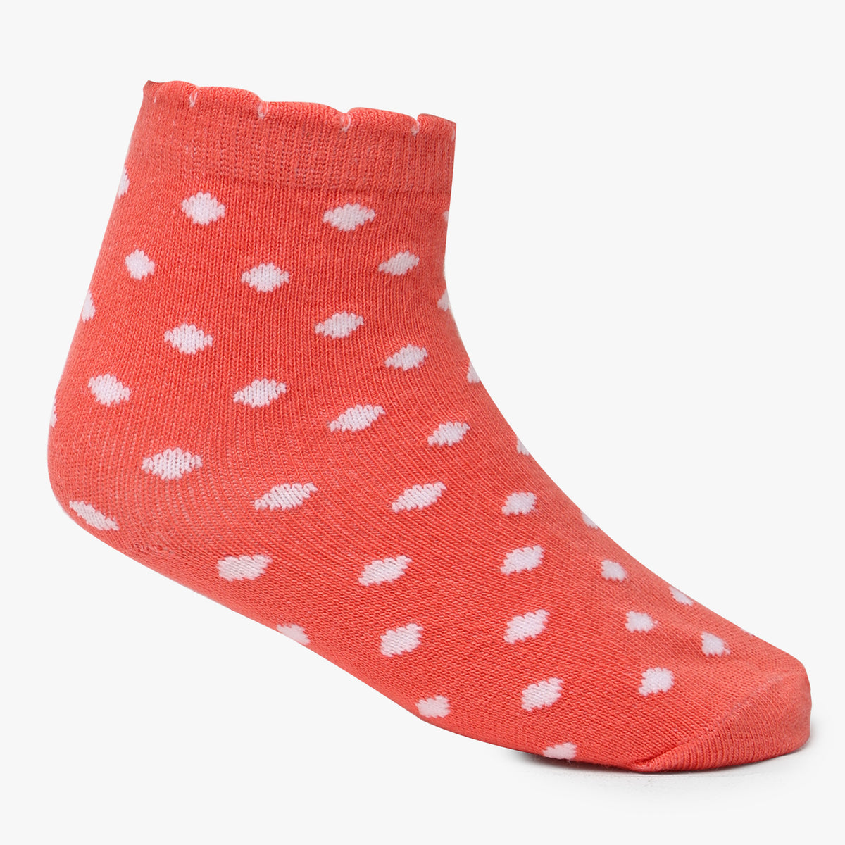 Girls Ankle Length Printed Socks