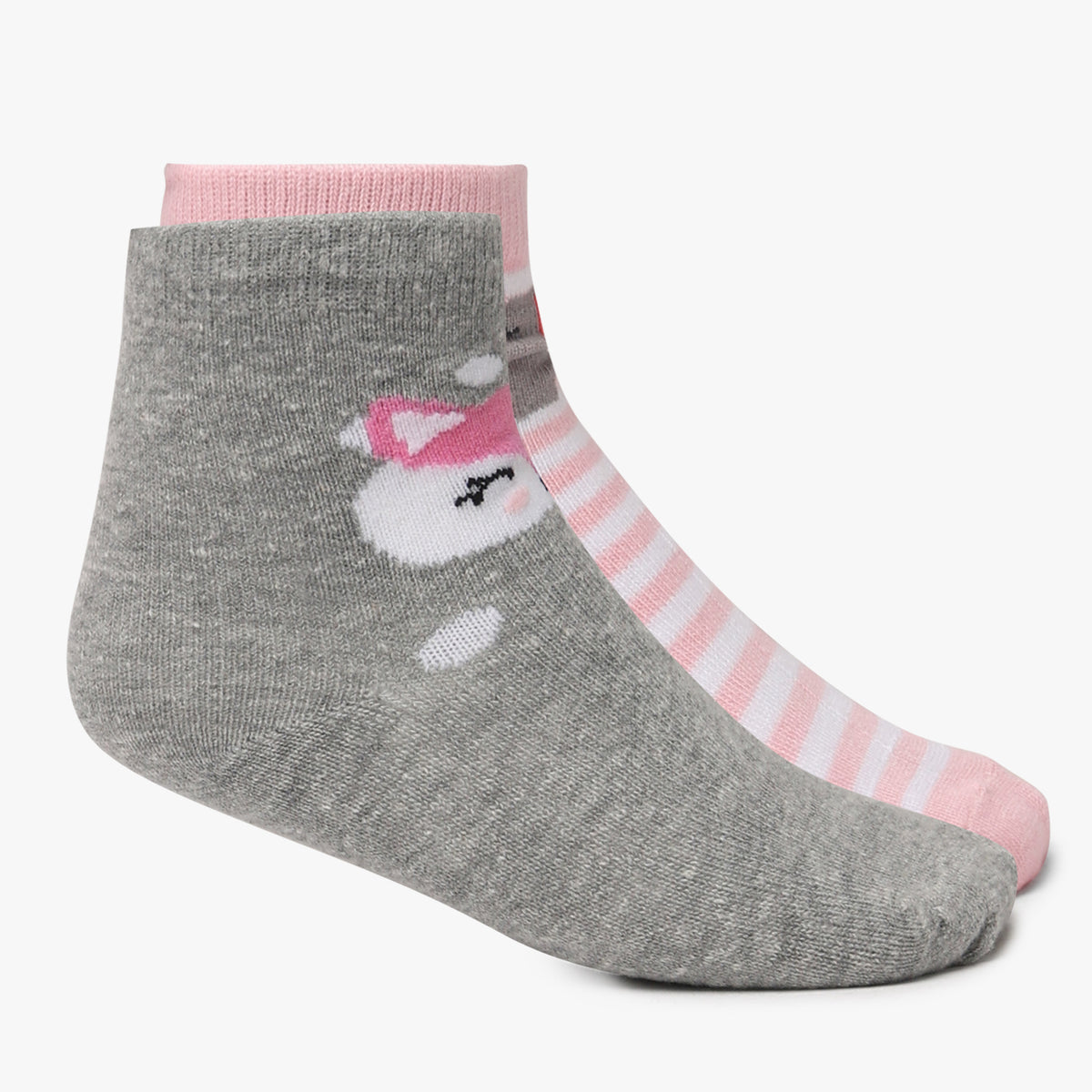 Girls Ankle Length Printed Socks