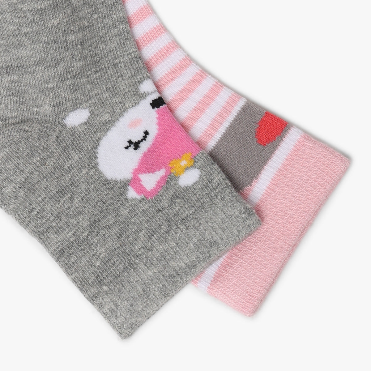 Girls Ankle Length Printed Socks