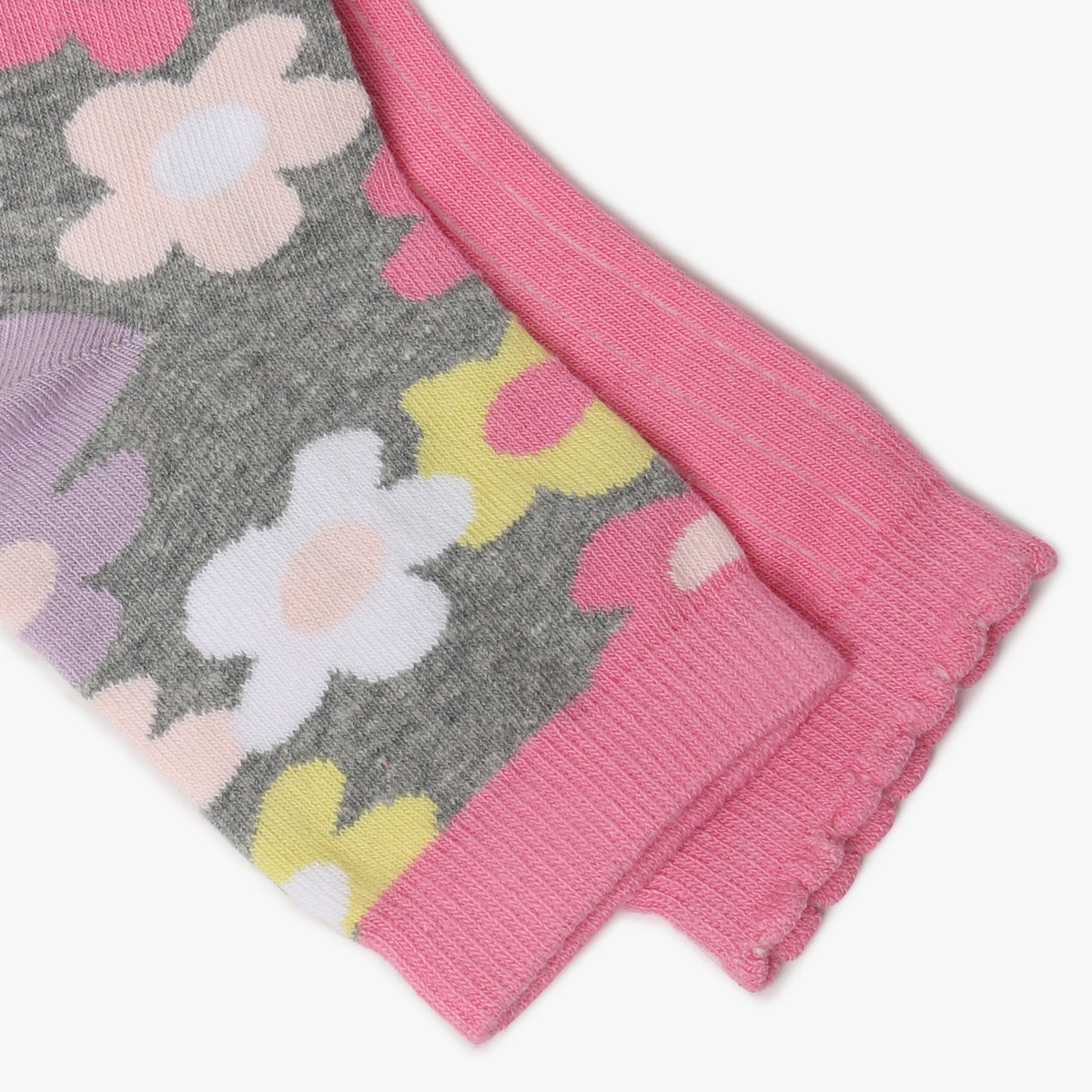 Girls Ankle Length Printed Socks