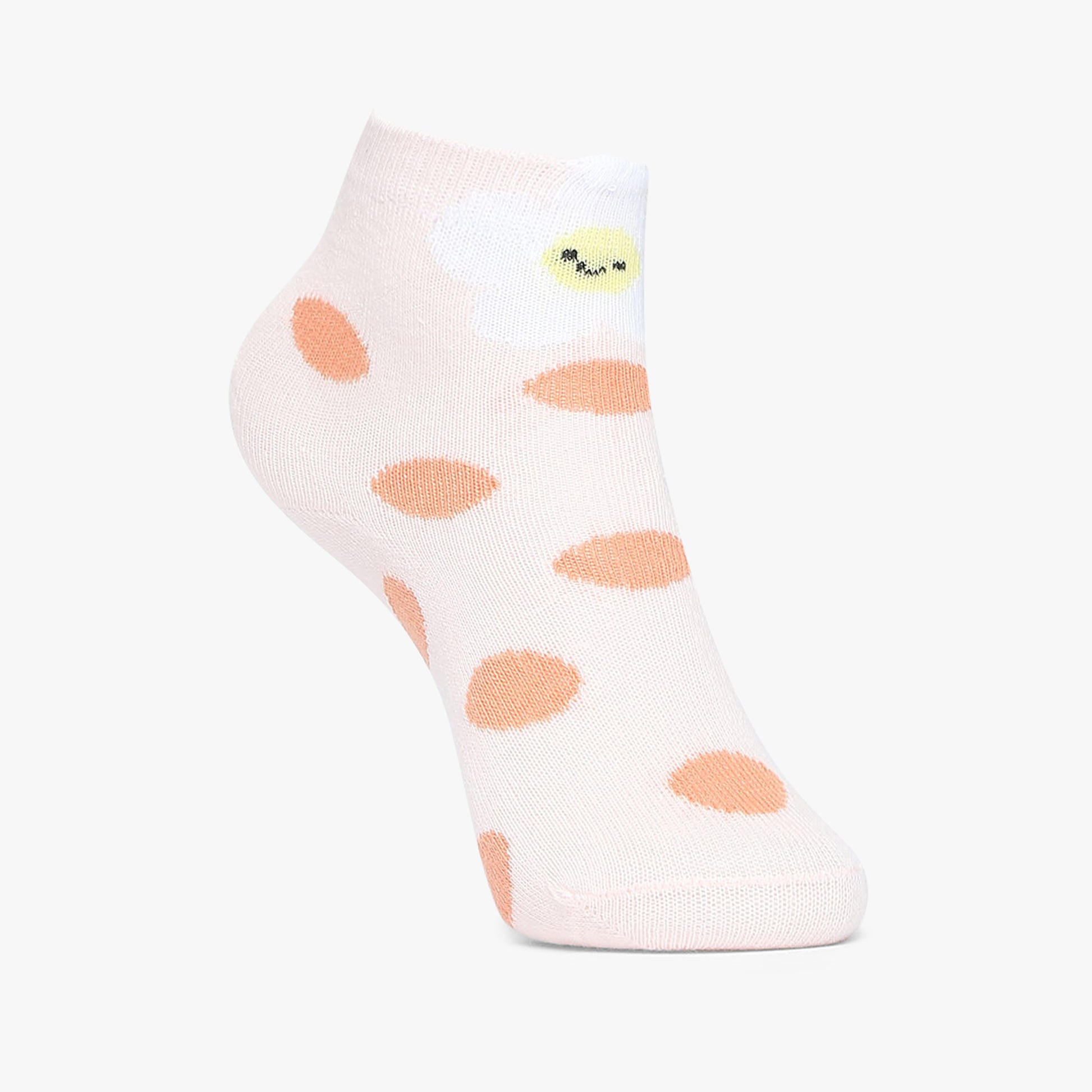 Girls Ankle Length Printed Socks (Pack of 2)