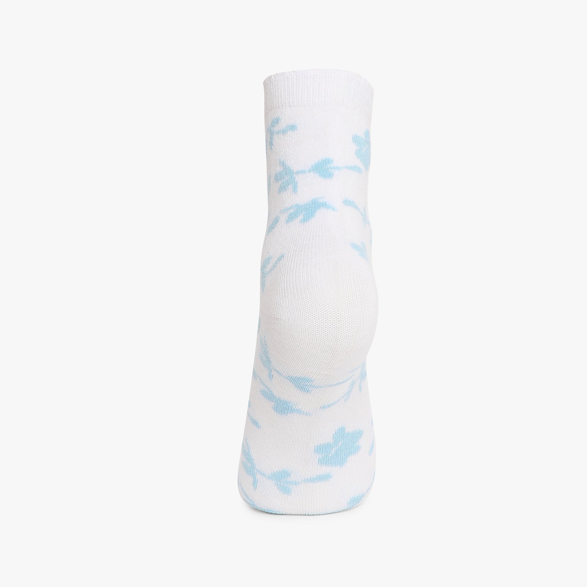 Girls Ankle Length Printed Socks (Pack of 2)