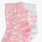 Girls Ankle Length Printed Socks (Pack of 2)