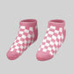 Girls Cotton Ankle Length Socks - Pack of 2