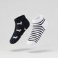 Girls Cotton Ankle Length Socks - Pack of 2