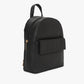 Womens Black Solid Backpack
