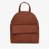 Womens Brown Solid Backpack