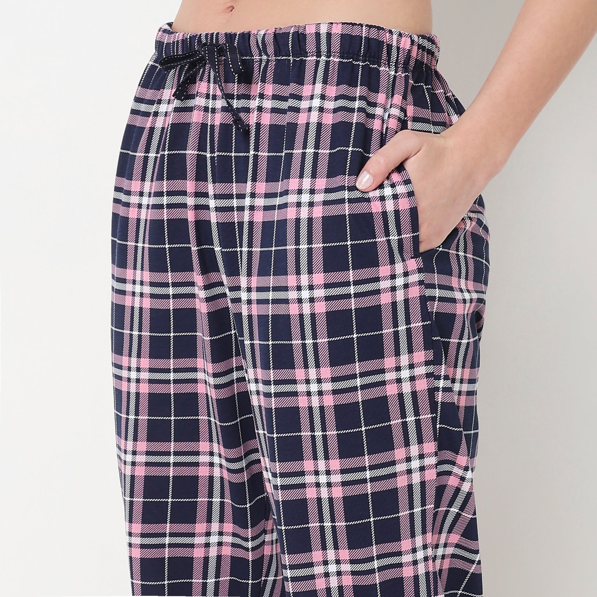 Regular Fit Printed Mid Rise Pyjamas