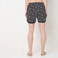 Regular Fit Printed Mid Rise Shorts