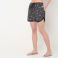 Regular Fit Printed Mid Rise Shorts