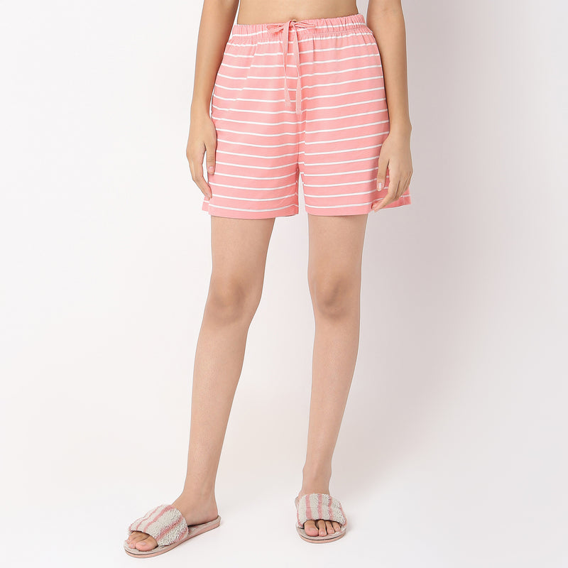 Striped Lounge Shorts