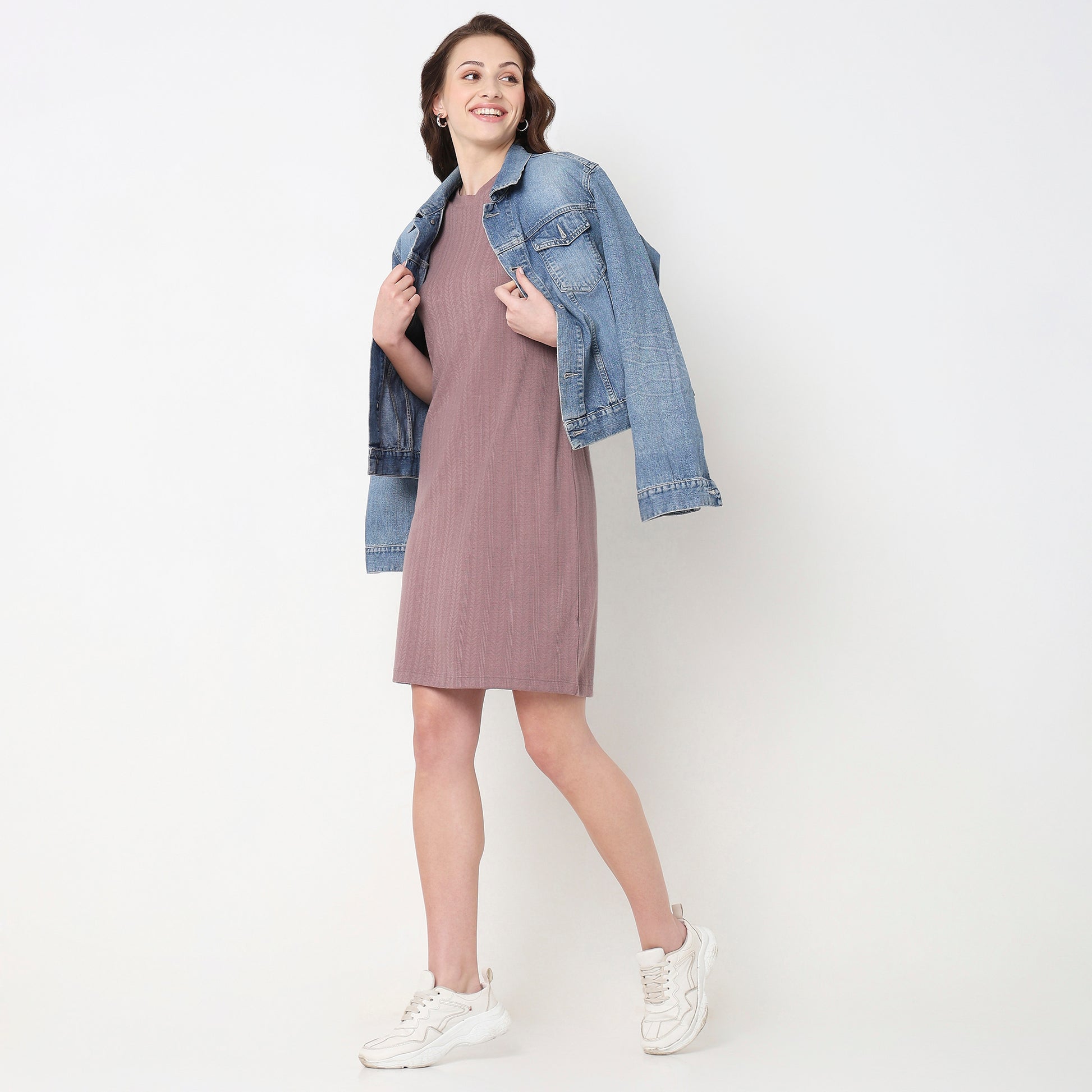 Slim Fit Structured Dress