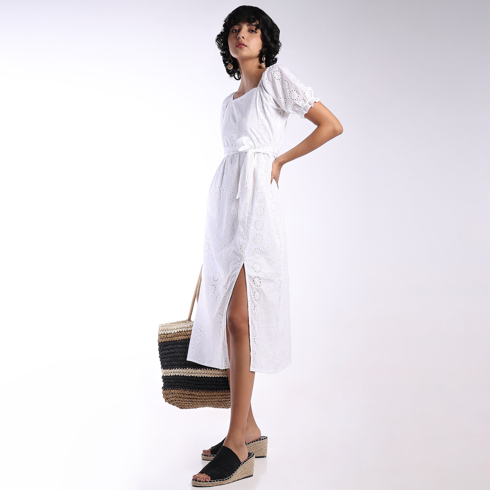 Flare Fit Lace Dress