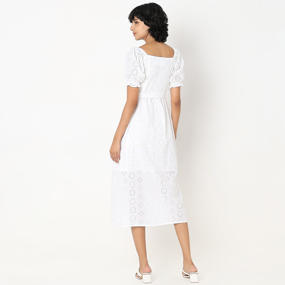 Flare Fit Lace Dress