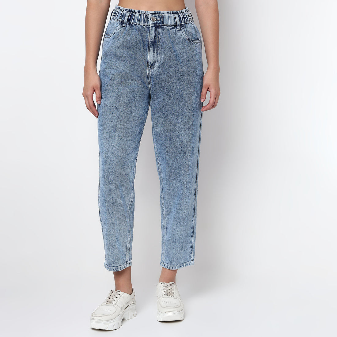 SU Jeans™ Slouch Fit High Rise Jeans
