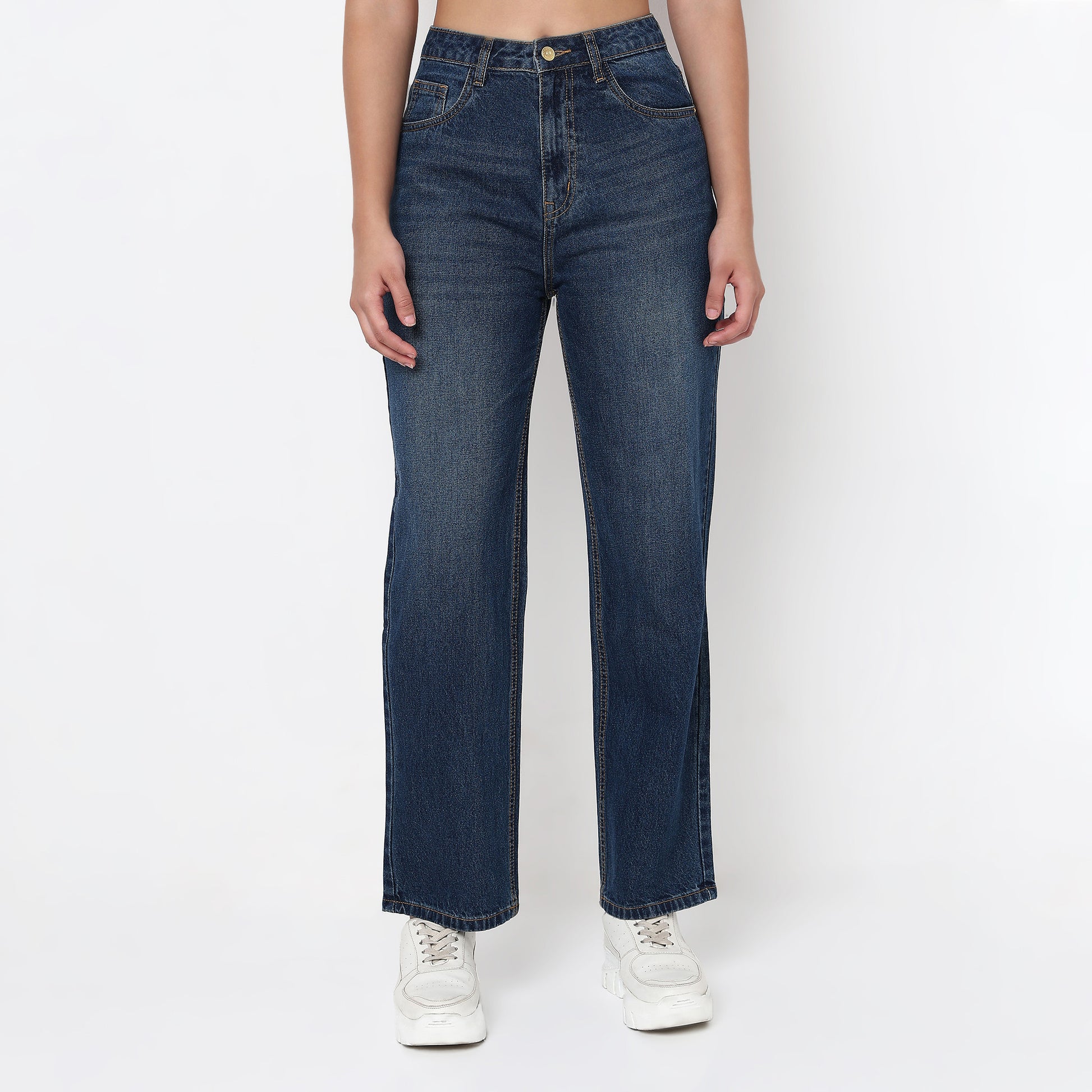 Cleaner Wash Non Stretch Straight Fit Jeans