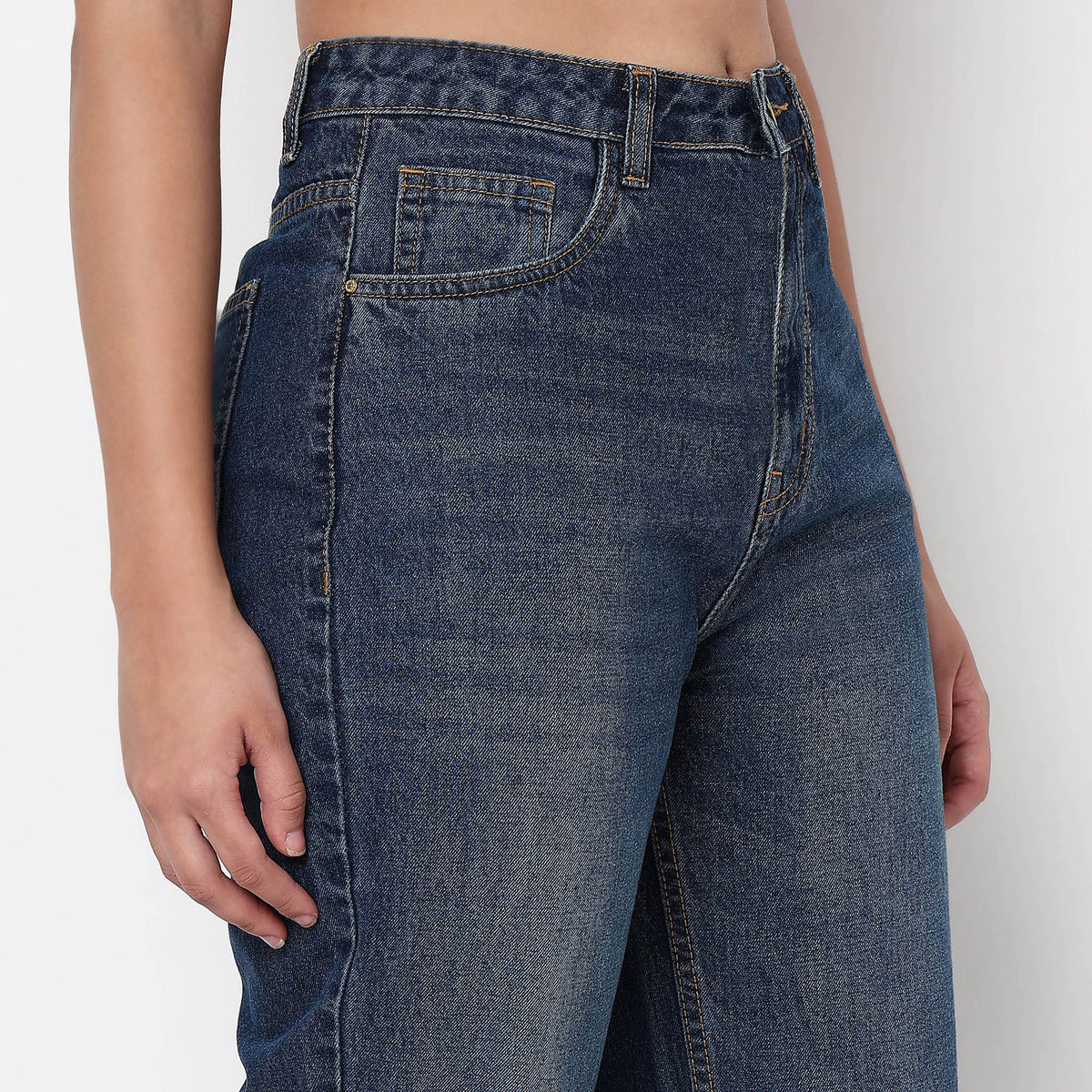 Cleaner Wash Non Stretch Straight Fit Jeans