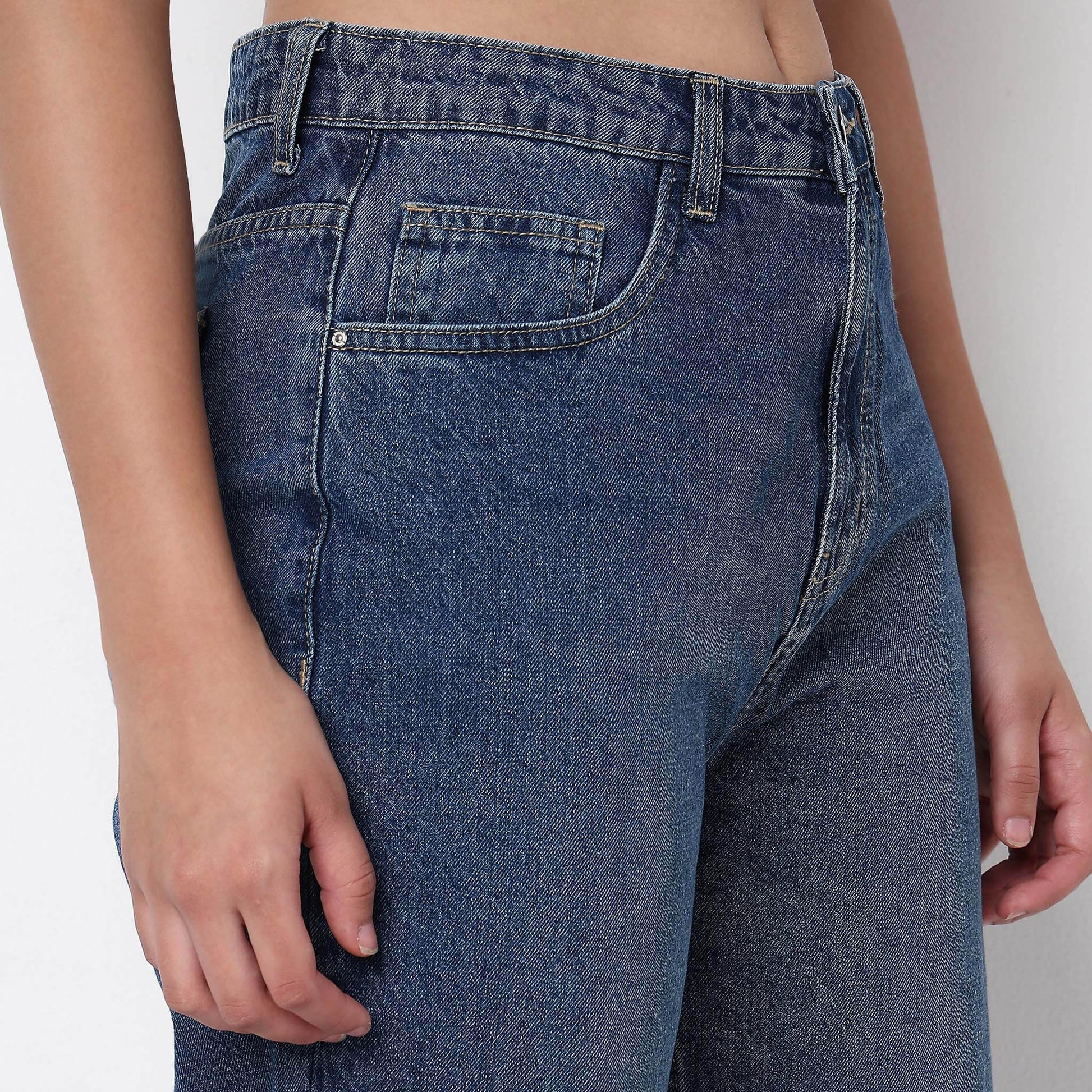 Cleaner Wash Non Stretch Straight Fit Jeans