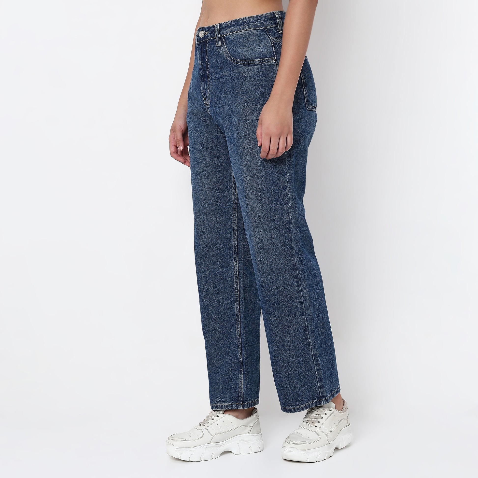 Cleaner Wash Non Stretch Straight Fit Jeans