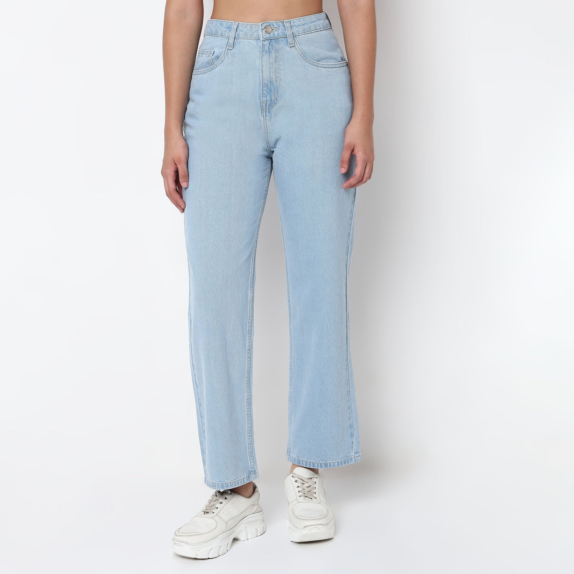 Cleaner Wash Non Stretch Straight Fit Jeans