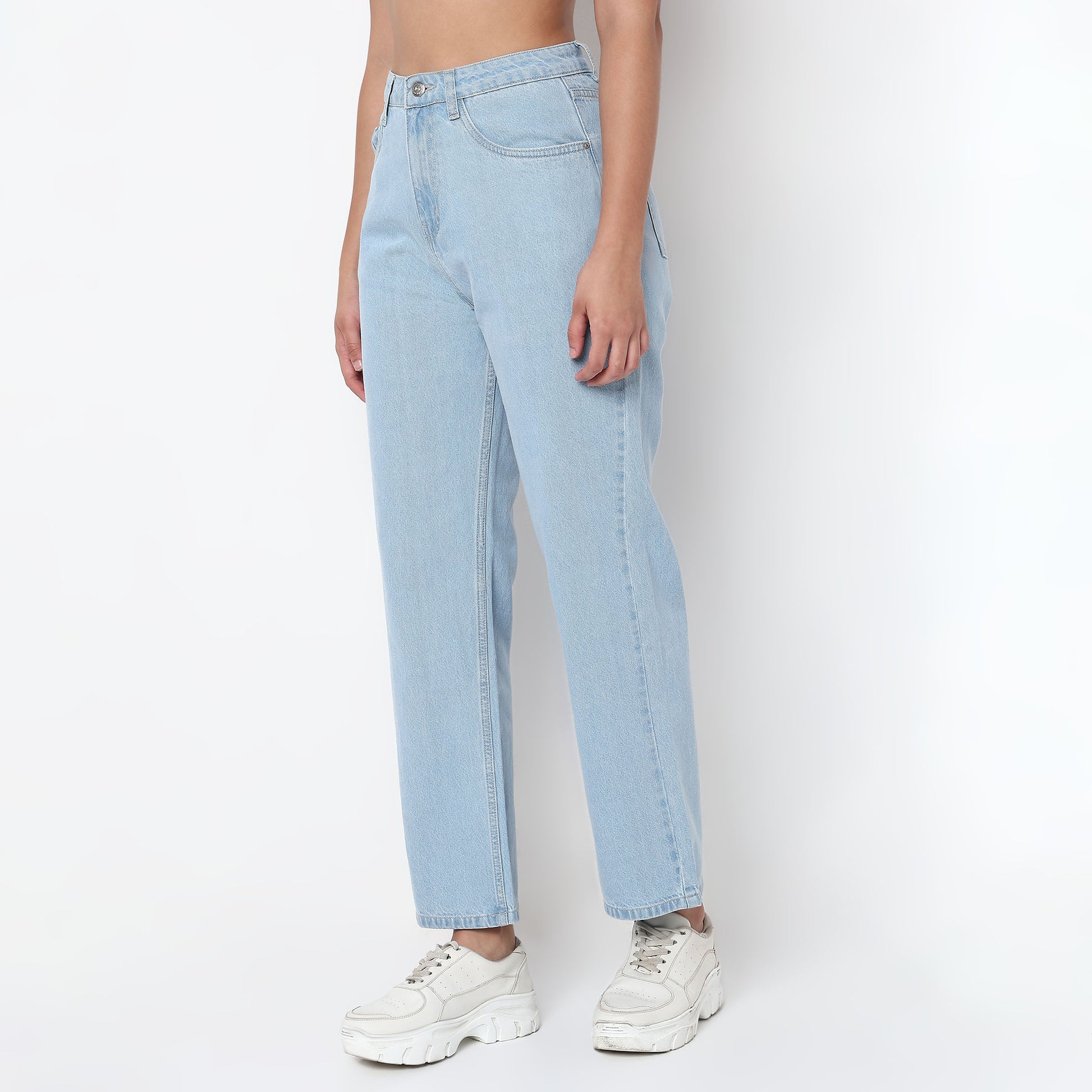 Cleaner Wash Non Stretch Straight Fit Jeans