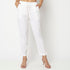 Slim Fit Solid Ethnic Pants