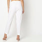 Slim Fit Solid Ethnic Pants