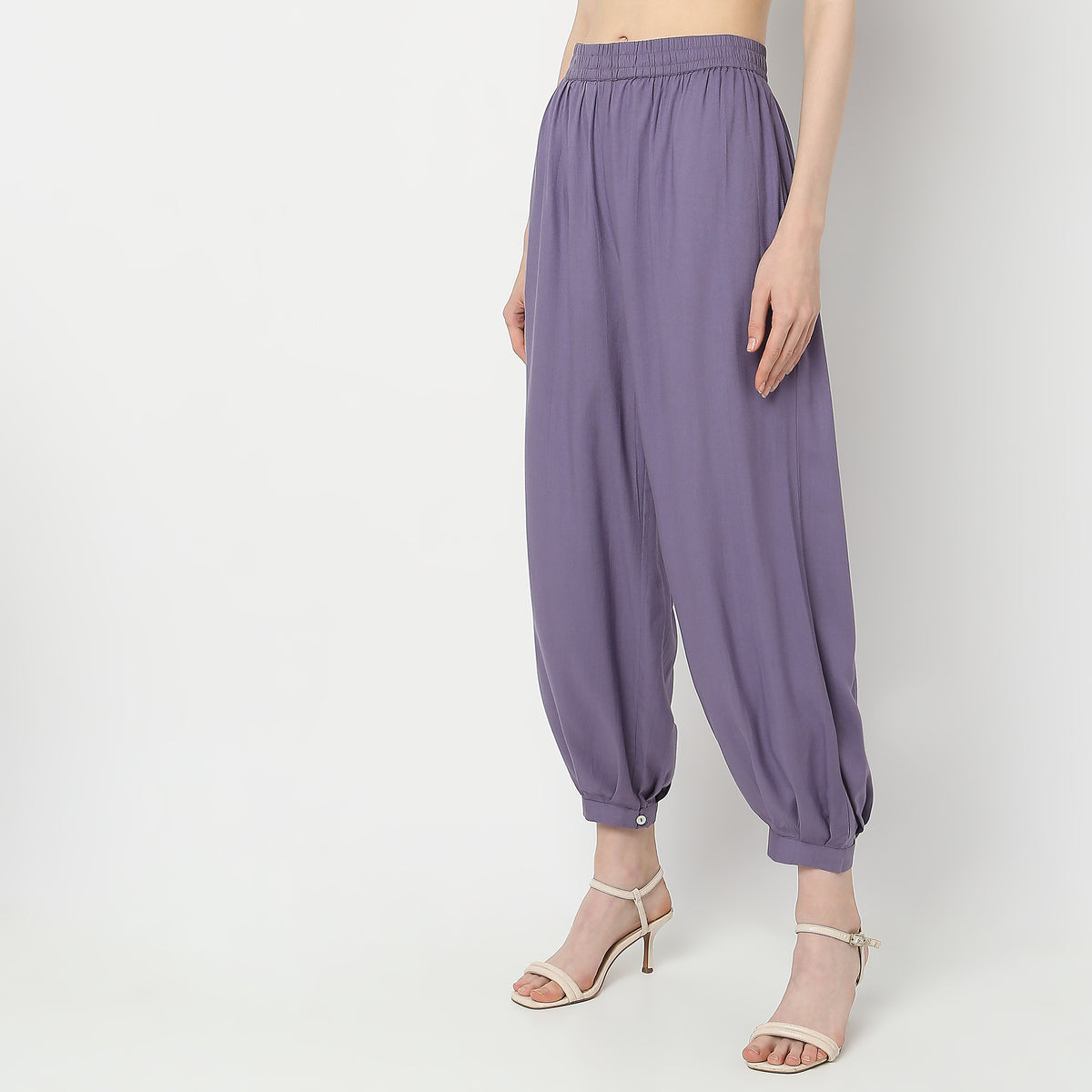 Straight Fit Mid Rise Afghani Pants